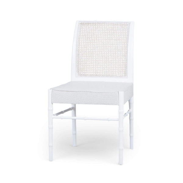 Chelsea Dining Chair w/ Rattan Back-Blue Hand Home