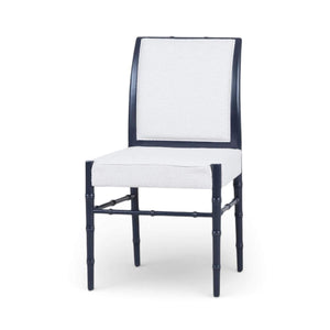 Chelsea Dining Chair w/ Upholstered Back-Blue Hand Home