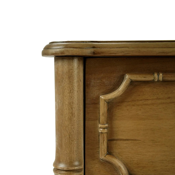 Bramble Chelsea End Table In Antique French-Bramble-Blue Hand Home