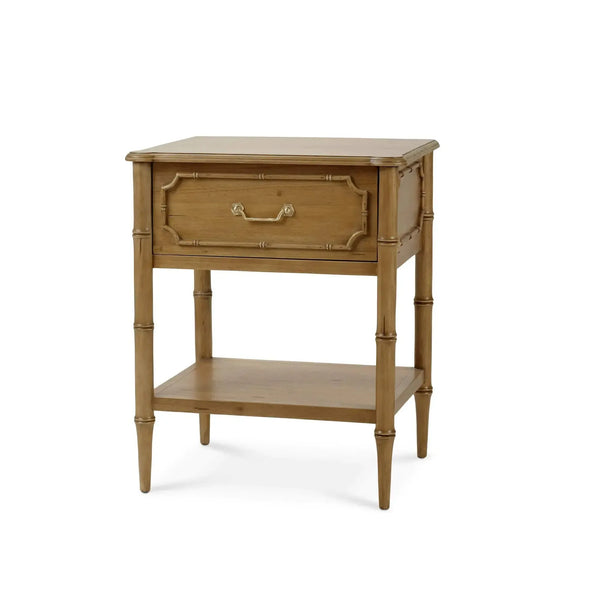Bramble Chelsea End Table In Antique French-Bramble-Blue Hand Home