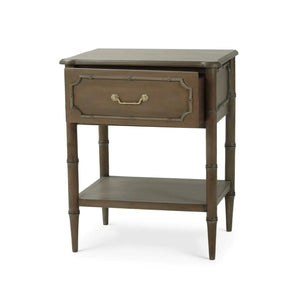 Bramble Chelsea End Table In Straw Wash-Bramble-Blue Hand Home