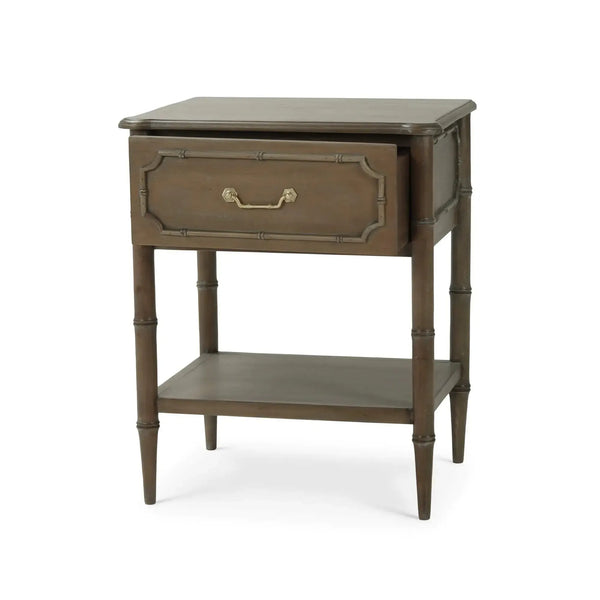 Bramble Chelsea End Table In Straw Wash-Bramble-Blue Hand Home