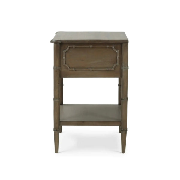 Bramble Chelsea End Table In Straw Wash-Bramble-Blue Hand Home