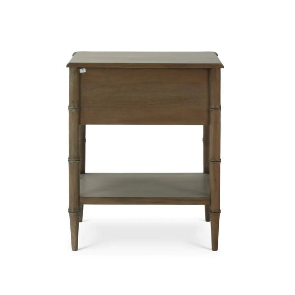 Bramble Chelsea End Table In Straw Wash-Bramble-Blue Hand Home