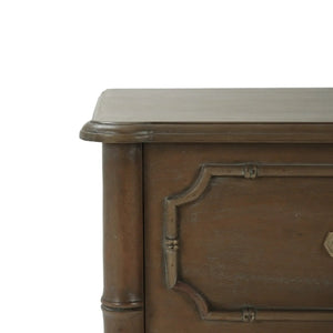 Bramble Chelsea End Table In Straw Wash-Bramble-Blue Hand Home