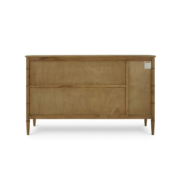 Bramble Chelsea Largish 6 Drawer Dresser In Antique French Oak-Bramble-Blue Hand Home