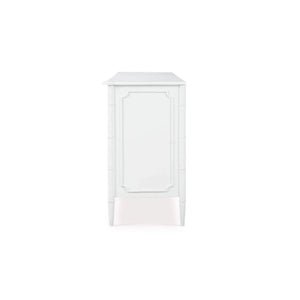 Bramble Chelsea Largish 6 Drawer Dresser in Architectural White-Bramble-Blue Hand Home