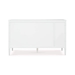 Bramble Chelsea Largish 6 Drawer Dresser in Architectural White-Bramble-Blue Hand Home