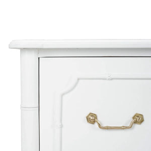 Bramble Chelsea Largish 6 Drawer Dresser in Architectural White-Bramble-Blue Hand Home