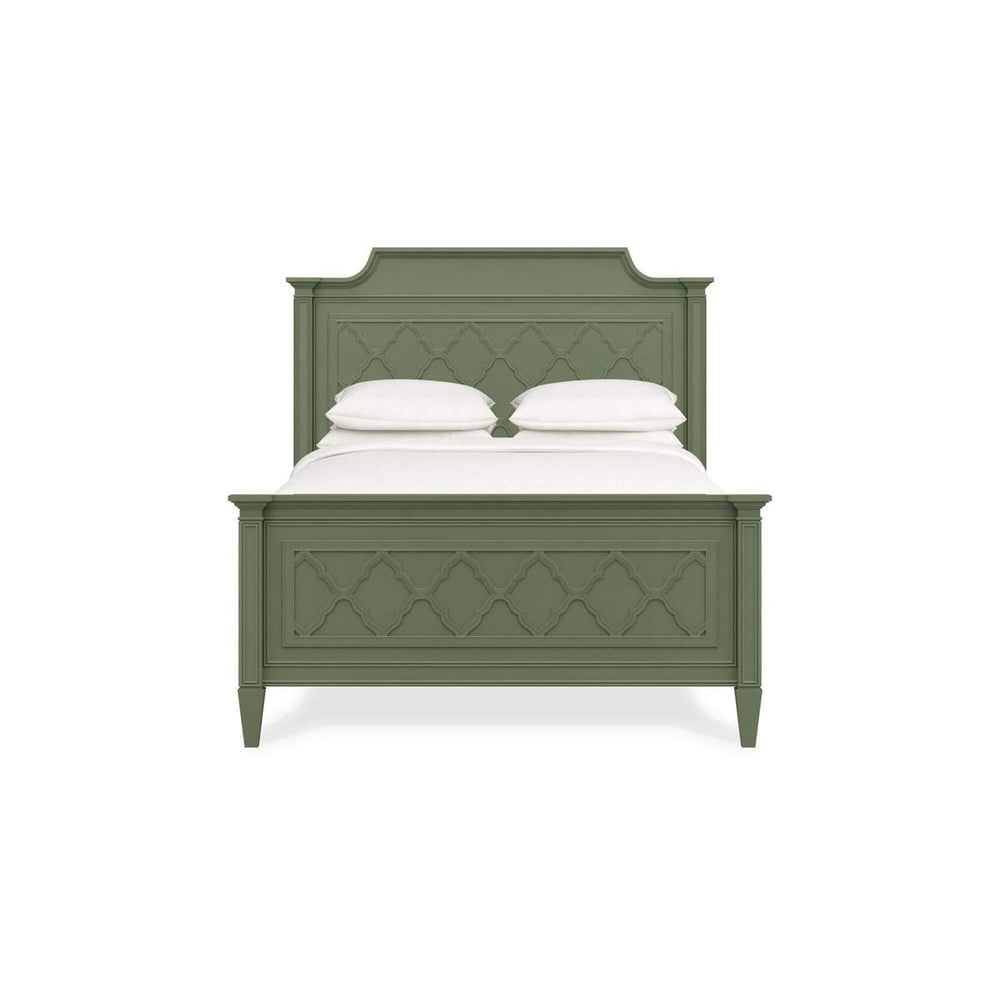 Chinois Bed Queen Handcrafted Solid Hardwood Bed Frame By-Blue Hand Home