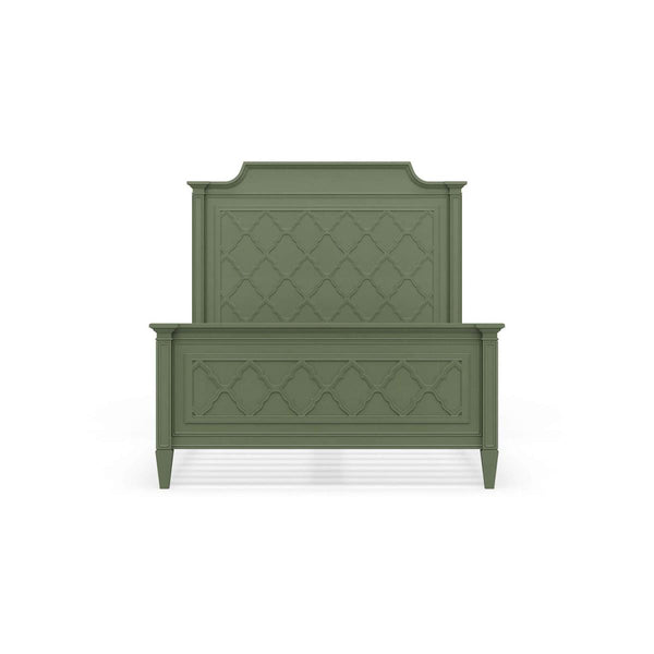 Chinois Bed Queen Handcrafted Solid Hardwood Bed Frame By-Blue Hand Home