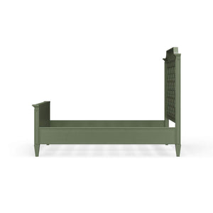 Chinois Bed Queen Handcrafted Solid Hardwood Bed Frame By-Blue Hand Home
