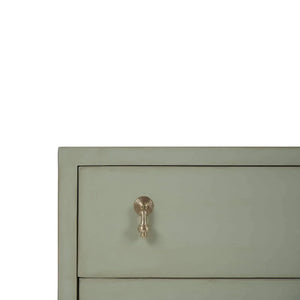 Bramble Chloe 3 Drawer Dresser in Vintage Fennel Green-Bramble-Blue Hand Home