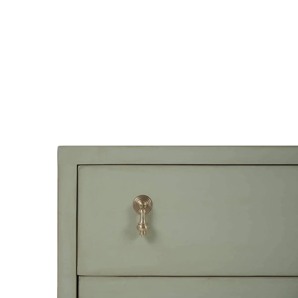 Bramble Chloe 3 Drawer Dresser in Vintage Fennel Green-Bramble-Blue Hand Home