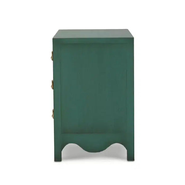 Bramble Chloe 3 Drawer Dresser in Vintage Willow Green-Bramble-Blue Hand Home
