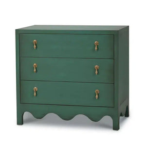 Chloe 3 Drawer Dresser in Vintage Willow Green | Bramble Chloe 3 Drawer Dresser in Vintage Willow Green | Bramble