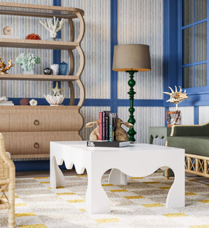 Bramble Chloe Coffee Table In True White-Bramble-Blue Hand Home