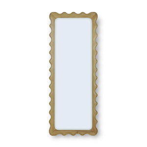 Bramble Chloe Rectangular Mirror In Fruitwood-Bramble-Blue Hand Home