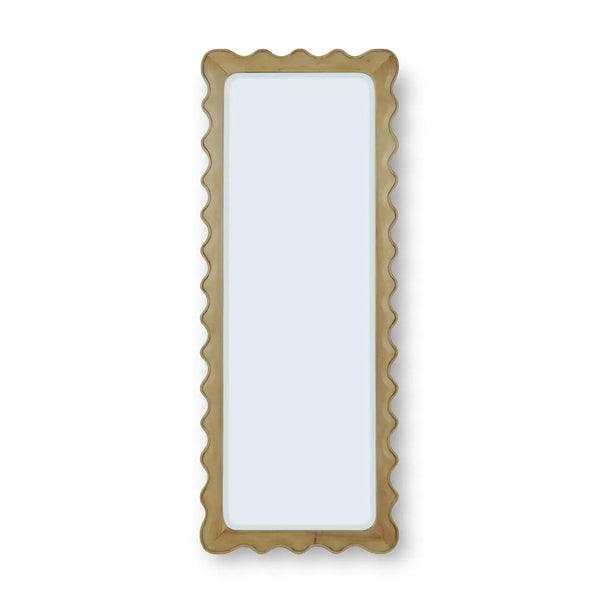 Bramble Chloe Rectangular Mirror In Fruitwood-Bramble-Blue Hand Home
