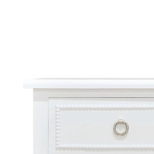 Bramble Cholet 5 Drawer Dresser in Architectural White-Bramble-Blue Hand Home