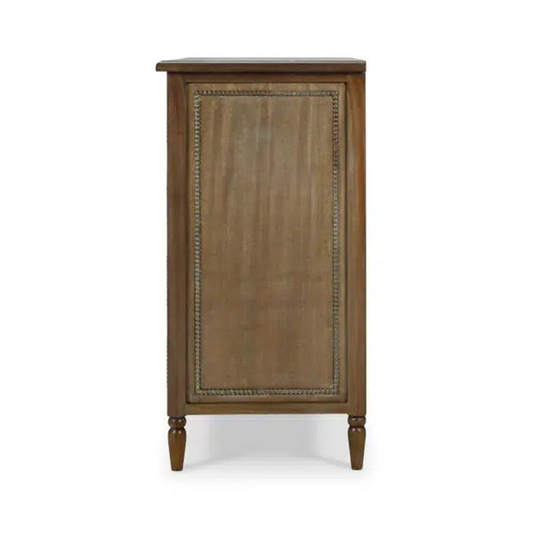 Bramble Cholet 5 Drawer Dresser In Straw Wash-Bramble-Blue Hand Home