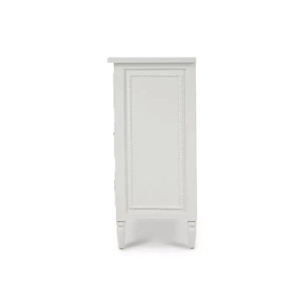 Bramble Cholet 7 Drawer Dresser in Architectural White-Bramble-Blue Hand Home