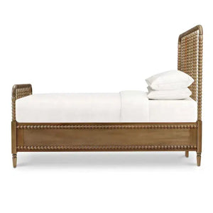 Bramble Cholet Bed Twin In Straw Wash-Bramble-Blue Hand Home