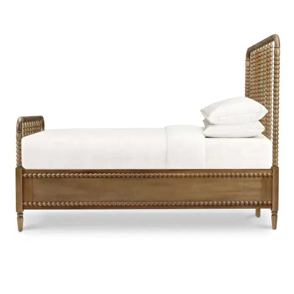 Bramble Cholet Bed Twin In Straw Wash-Bramble-Blue Hand Home