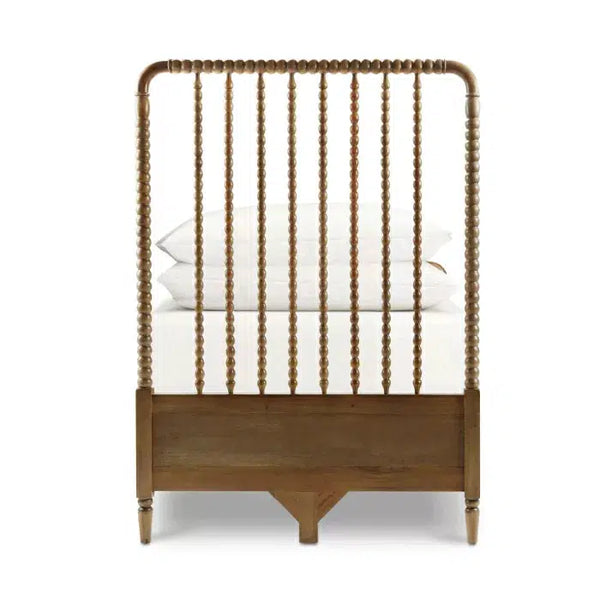 Bramble Cholet Bed Twin In Straw Wash-Bramble-Blue Hand Home