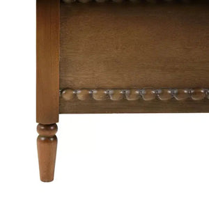 Bramble Cholet Bed Twin In Straw Wash-Bramble-Blue Hand Home