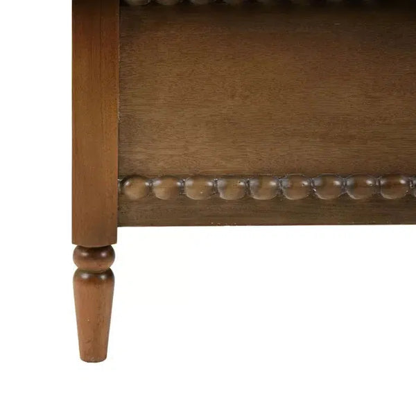 Bramble Cholet Bed Twin In Straw Wash-Bramble-Blue Hand Home