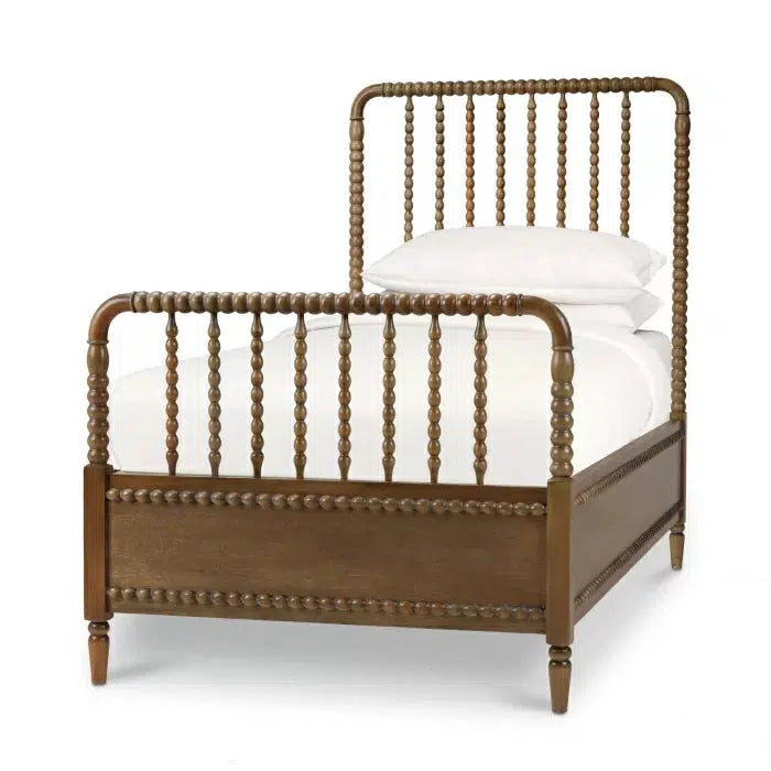 Bramble Cholet Bed Twin In Straw Wash-Bramble-Blue Hand Home