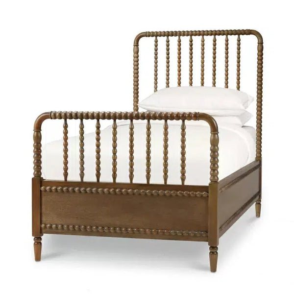 Bramble Cholet Bed Twin In Straw Wash-Bramble-Blue Hand Home