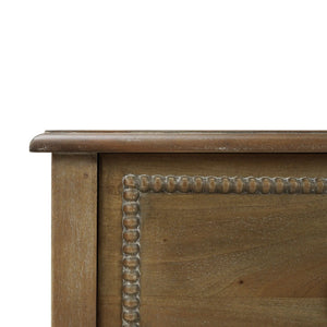 Bramble Cholet Bedside Table In Straw Wash-Bramble-Blue Hand Home