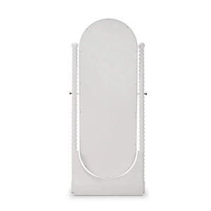 Bramble Cholet Cordelia Standing Mirror in Architectural White-Bramble-Blue Hand Home