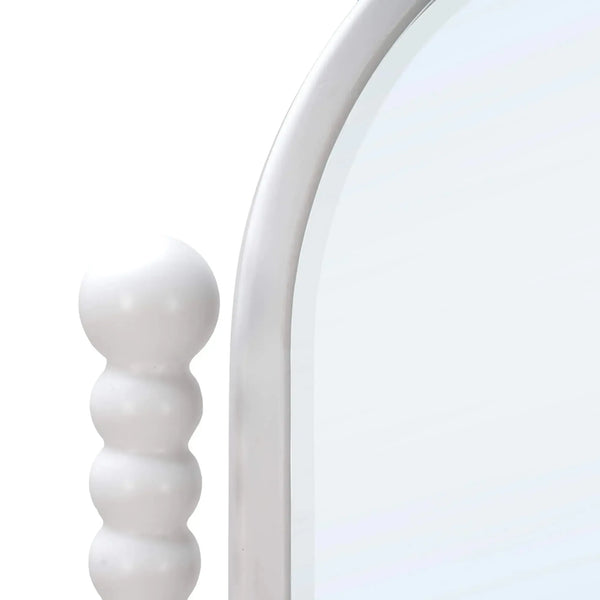 Bramble Cholet Cordelia Standing Mirror in Architectural White-Bramble-Blue Hand Home