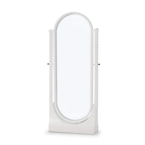Bramble Cholet Cordelia Standing Mirror in Architectural White-Bramble-Blue Hand Home