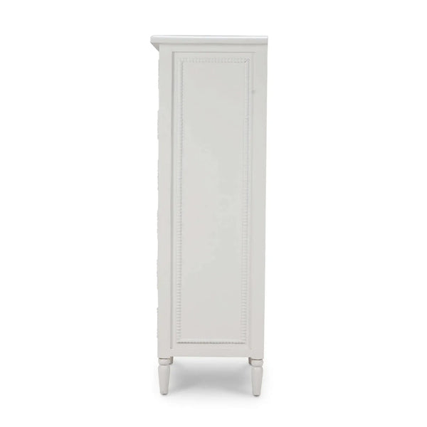 Bramble Cholet Lingerie Chest in Architectural White-Bramble-Blue Hand Home