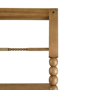 Bramble Cholet Poster King Bed In Fruitwood-Bramble-Blue Hand Home