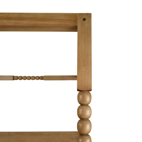 Bramble Cholet Poster King Bed In Fruitwood-Bramble-Blue Hand Home