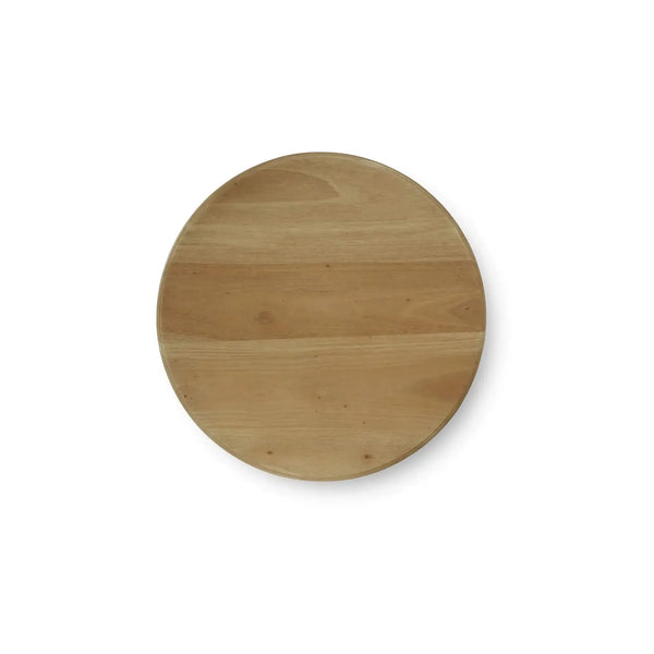 Bramble Cholet Round Side Table In Fruitwood-Bramble-Blue Hand Home