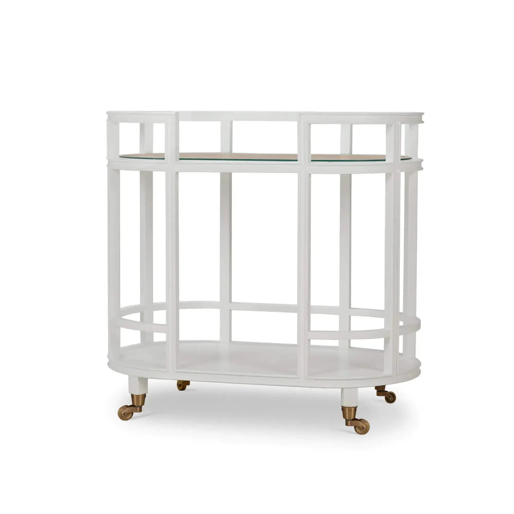 Bramble Cohan Barcart In True White-Bramble-Blue Hand Home