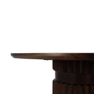 Bramble Colorado Round Dining Table 60'' In Walnut-Bramble-Blue Hand Home