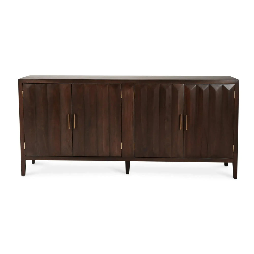 Bramble Colorado Sideboard In Walnut-Bramble-Blue Hand Home