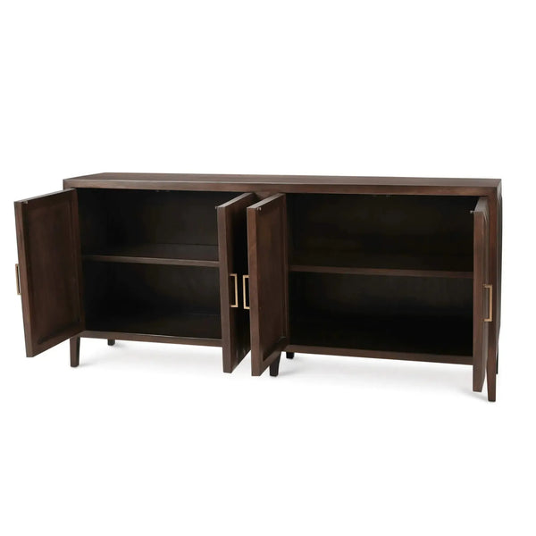 Bramble Colorado Sideboard In Walnut-Bramble-Blue Hand Home