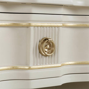 Connaught 1 Drawer Removable Shelf Bedside Table-Blue Hand Home