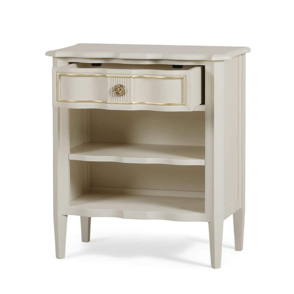 Connaught 1 Drawer Removable Shelf Bedside Table-Blue Hand Home
