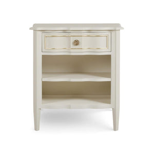 Connaught 1 Drawer Removable Shelf Bedside Table-Blue Hand Home