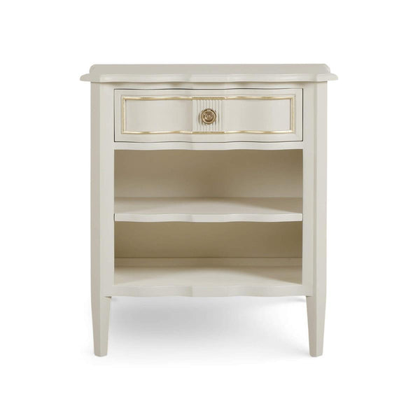 Connaught 1 Drawer Removable Shelf Bedside Table-Blue Hand Home