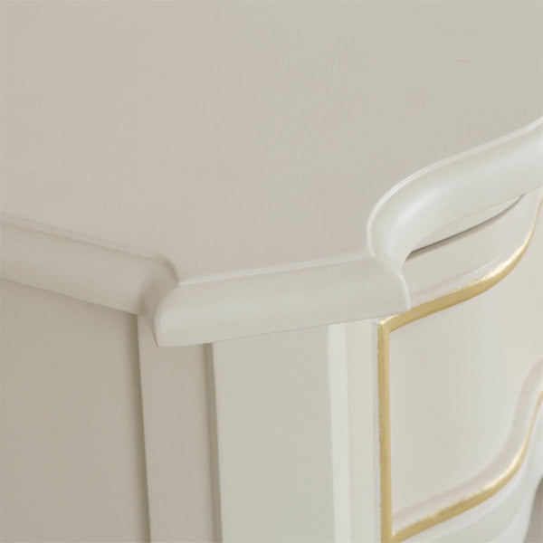 Connaught 1 Drawer Removable Shelf Bedside Table-Blue Hand Home